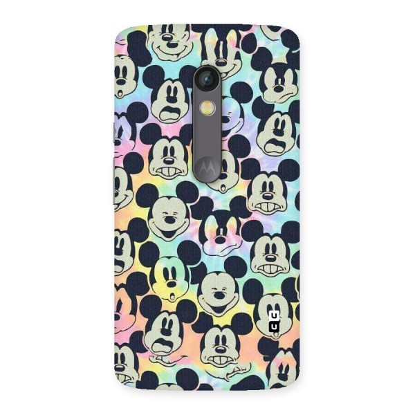 Fun Rainbow Faces Back Case for Moto X Play