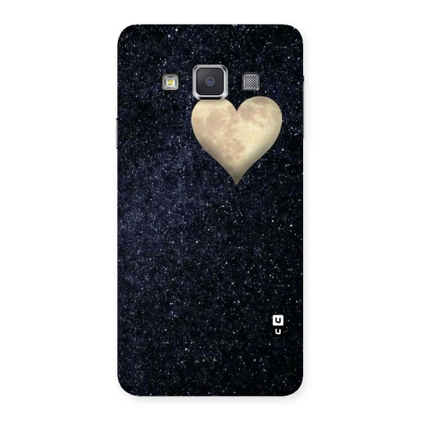 Galaxy Space Heart Back Case for Galaxy A3