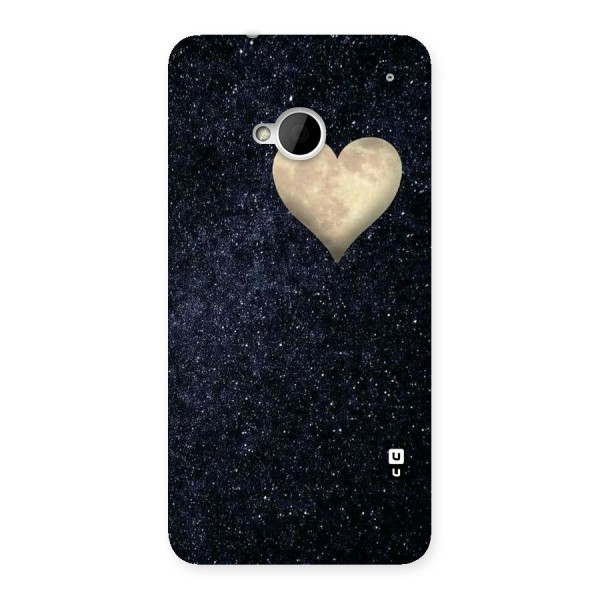 Galaxy Space Heart Back Case for HTC One M7