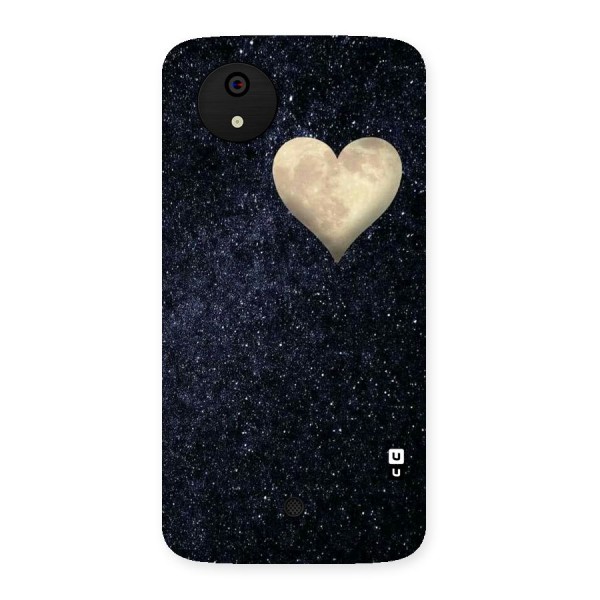 Galaxy Space Heart Back Case for Micromax Canvas A1