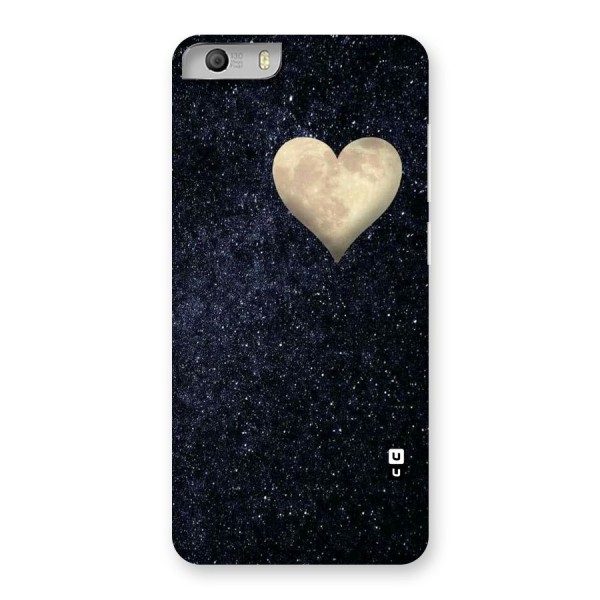 Galaxy Space Heart Back Case for Micromax Canvas Knight 2