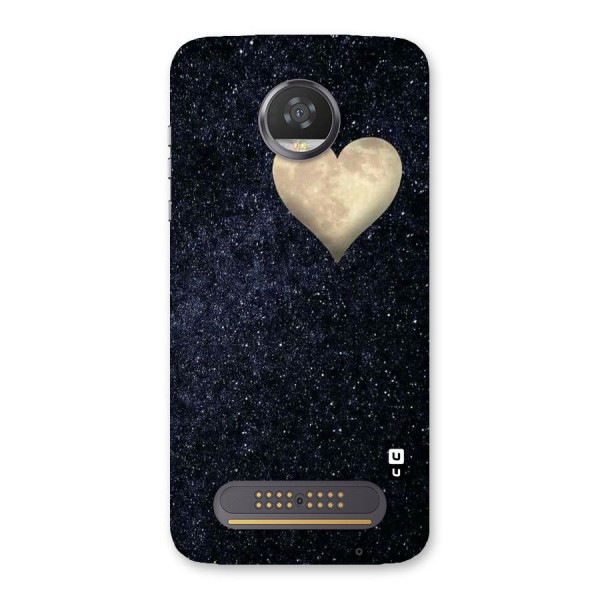 Galaxy Space Heart Back Case for Moto Z2 Play