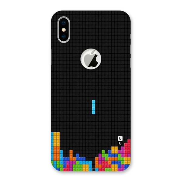 Game Play Back Case for iPhone X Logo Cut