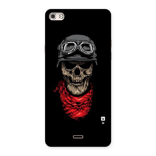 Ghost Swag Back Case for Micromax Canvas Silver 5