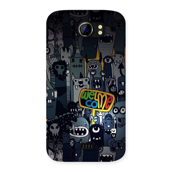 Ghost Welcome Back Case for Micromax Canvas 2 A110