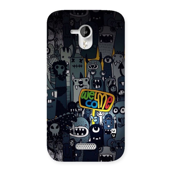 Ghost Welcome Back Case for Micromax Canvas HD A116