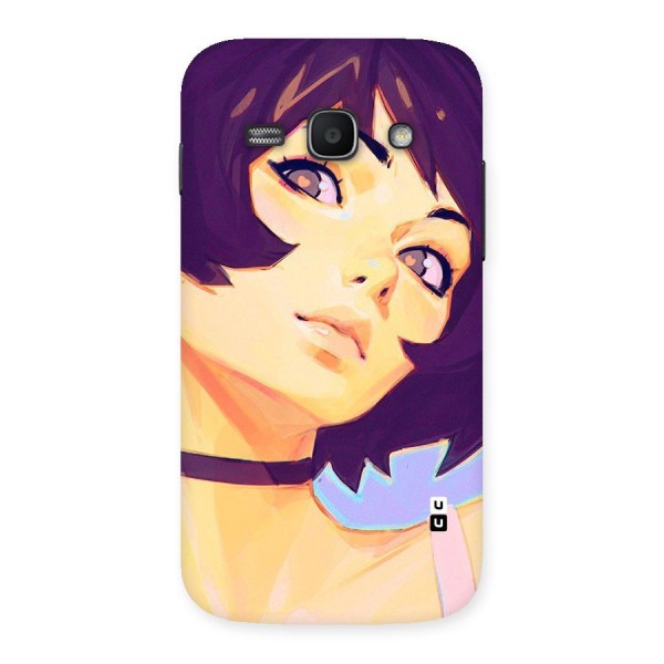 Girl Face Art Back Case for Galaxy Ace 3