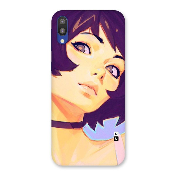 Girl Face Art Back Case for Galaxy M10
