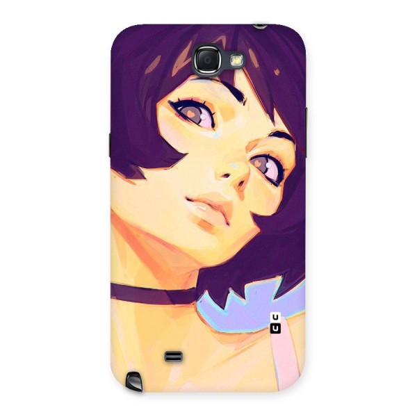 Girl Face Art Back Case for Galaxy Note 2