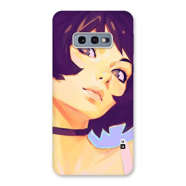 Girl Face Art Back Case for Galaxy S10e