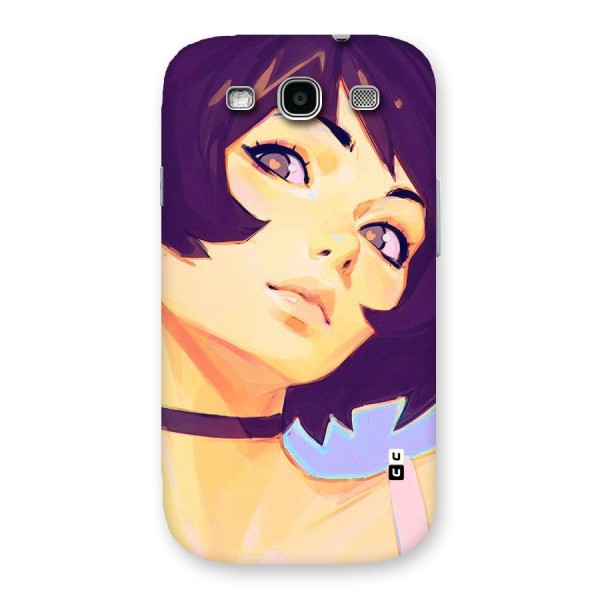 Girl Face Art Back Case for Galaxy S3