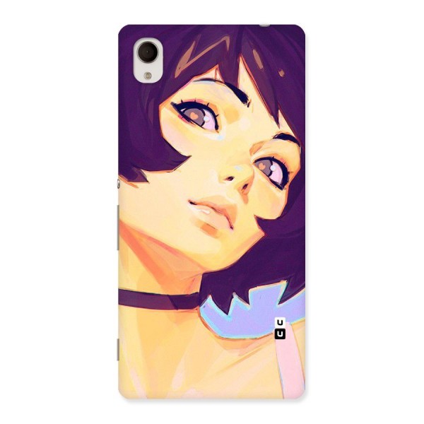 Girl Face Art Back Case for Sony Xperia M4