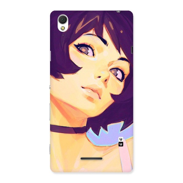 Girl Face Art Back Case for Sony Xperia T3