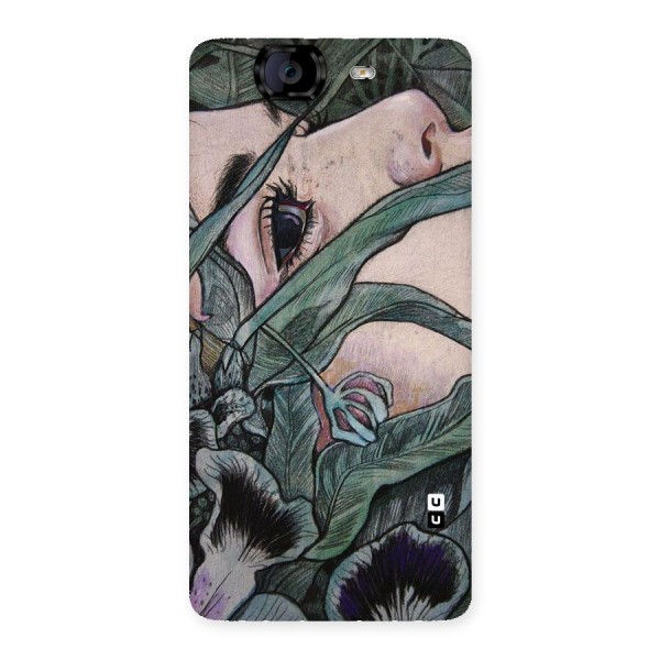 Girl Grass Art Back Case for Canvas Knight A350