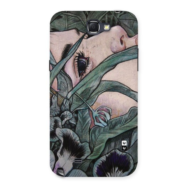 Girl Grass Art Back Case for Galaxy Note 2