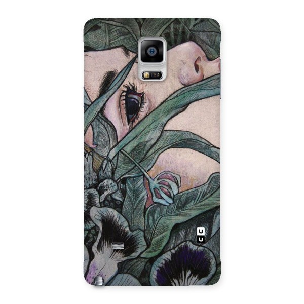 Girl Grass Art Back Case for Galaxy Note 4