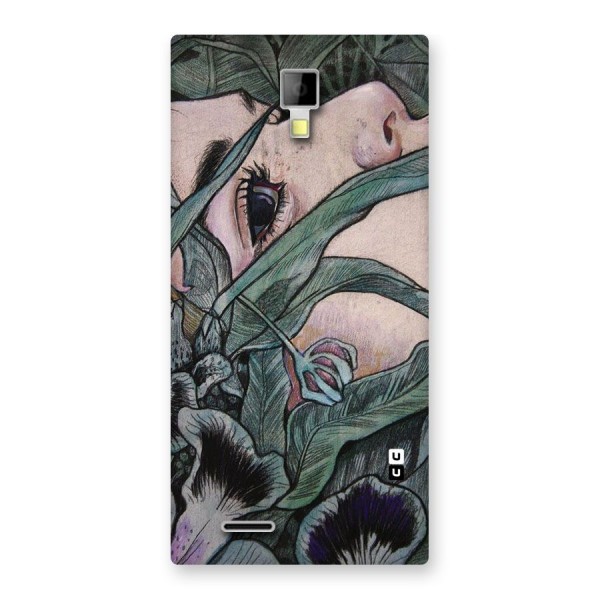 Girl Grass Art Back Case for Micromax Canvas Xpress A99