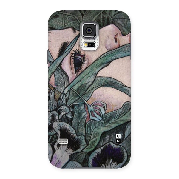 Girl Grass Art Back Case for Samsung Galaxy S5