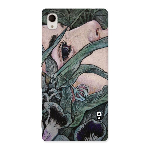 Girl Grass Art Back Case for Sony Xperia M4