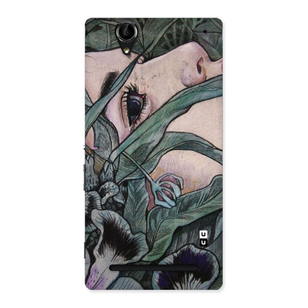 Girl Grass Art Back Case for Sony Xperia T2