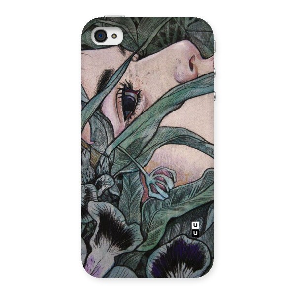 Girl Grass Art Back Case for iPhone 4 4s