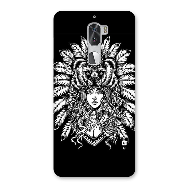 Girl Pattern Art Back Case for Coolpad Cool 1
