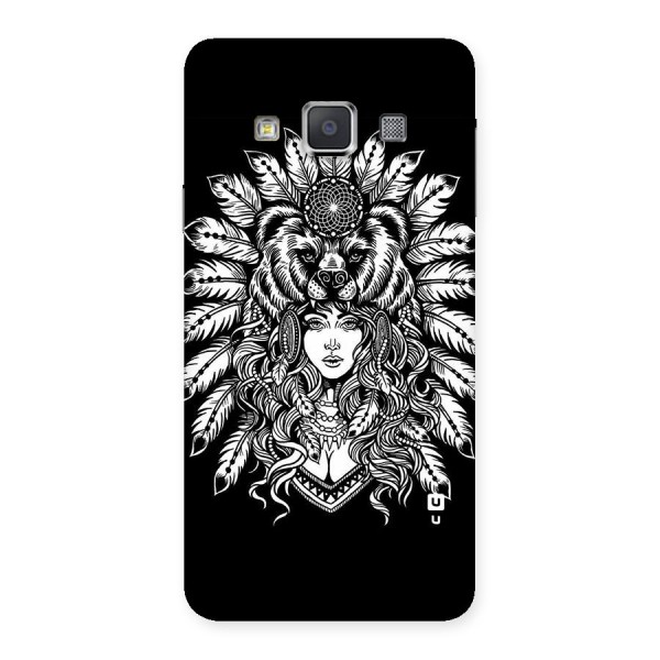 Girl Pattern Art Back Case for Galaxy A3