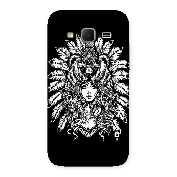 Girl Pattern Art Back Case for Galaxy Core Prime