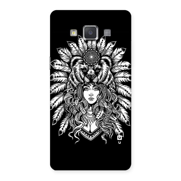 Girl Pattern Art Back Case for Galaxy Grand Max