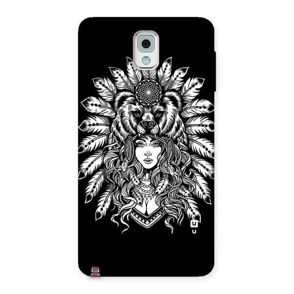 Girl Pattern Art Back Case for Galaxy Note 3
