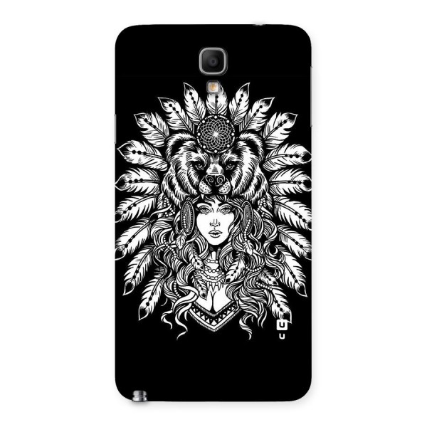 Girl Pattern Art Back Case for Galaxy Note 3 Neo