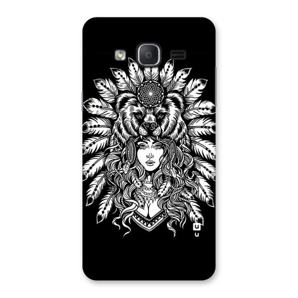 Girl Pattern Art Back Case for Galaxy On7 2015