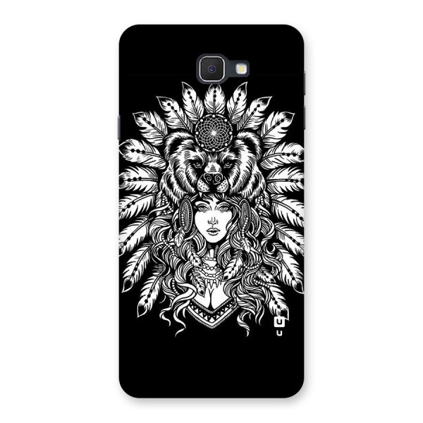 Girl Pattern Art Back Case for Galaxy On7 2016