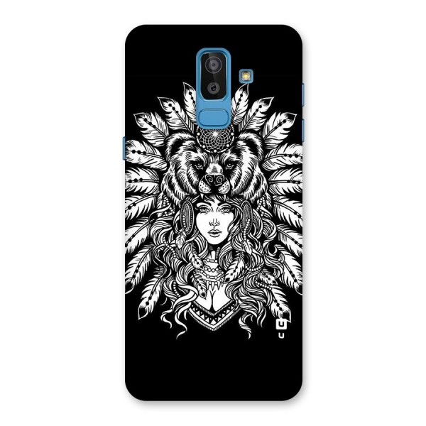 Girl Pattern Art Back Case for Galaxy On8 (2018)