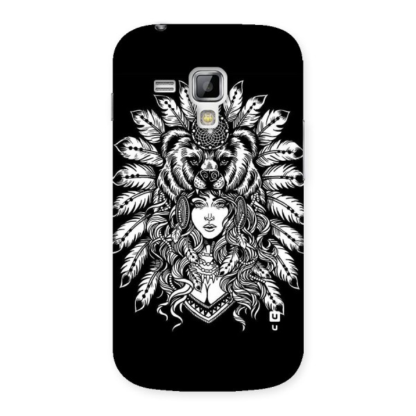 Girl Pattern Art Back Case for Galaxy S Duos