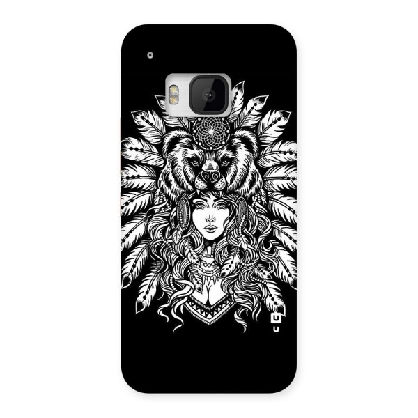 Girl Pattern Art Back Case for HTC One M9