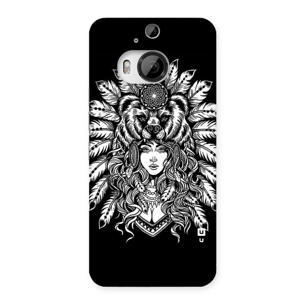 Girl Pattern Art Back Case for HTC One M9 Plus