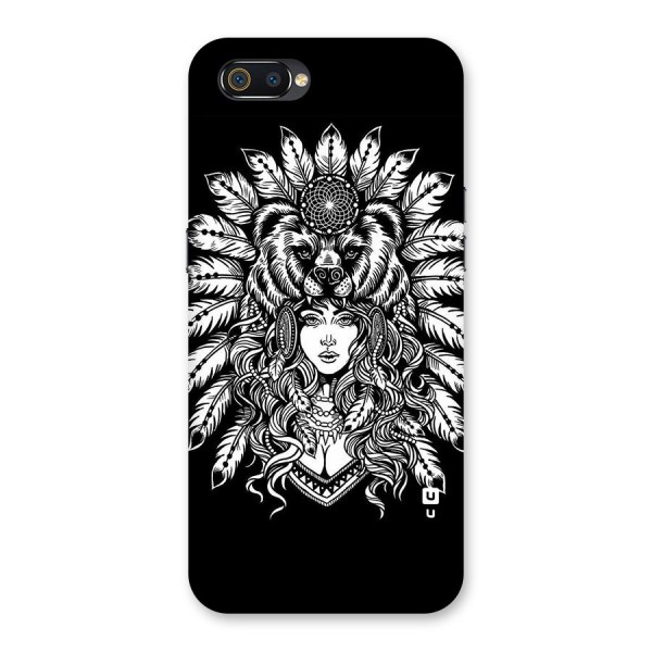 Girl Pattern Art Back Case for Realme C2