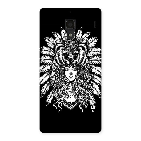 Girl Pattern Art Back Case for Redmi 1S