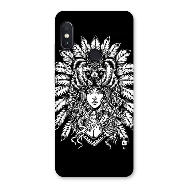 Girl Pattern Art Back Case for Redmi Note 5 Pro