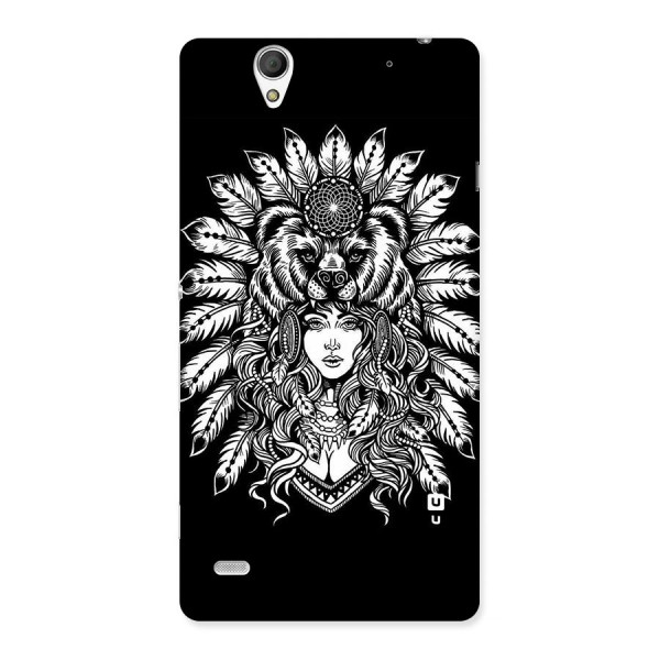 Girl Pattern Art Back Case for Sony Xperia C4