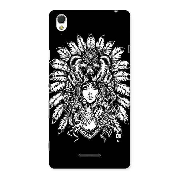 Girl Pattern Art Back Case for Sony Xperia T3