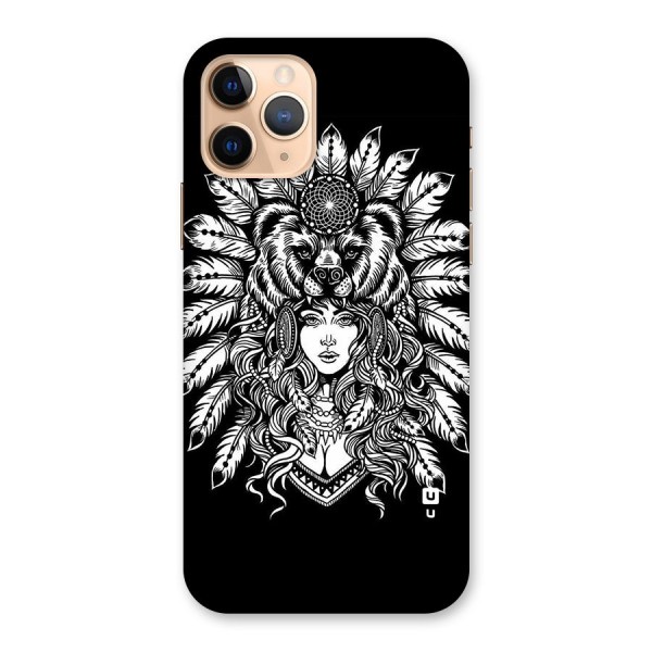 Girl Pattern Art Back Case for iPhone 11 Pro