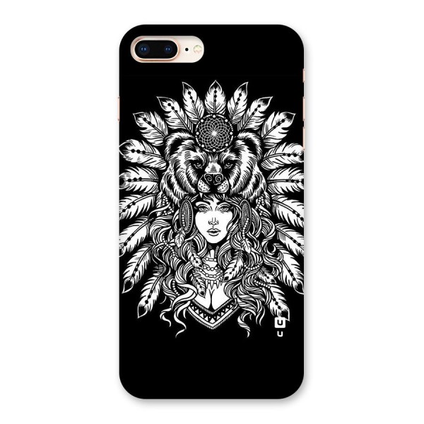 Girl Pattern Art Back Case for iPhone 8 Plus