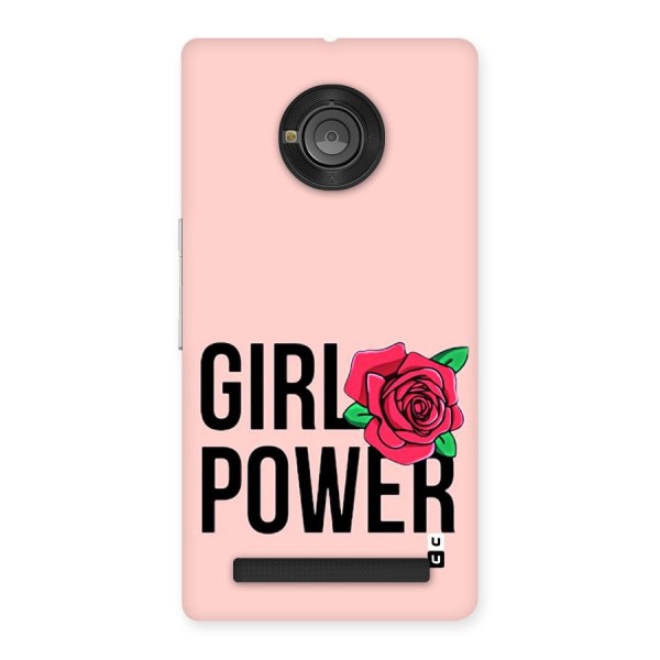 Girl Power Back Case for Yu Yunique