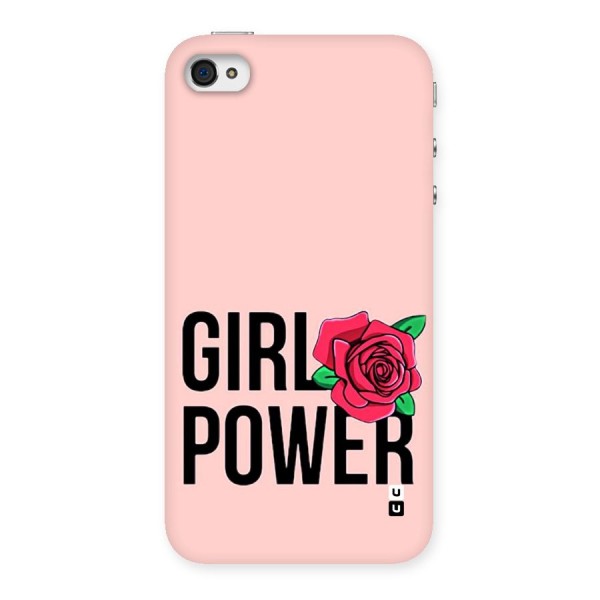Girl Power Back Case for iPhone 4 4s