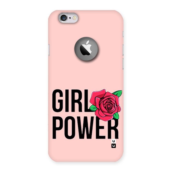 Girl Power Back Case for iPhone 6 Logo Cut