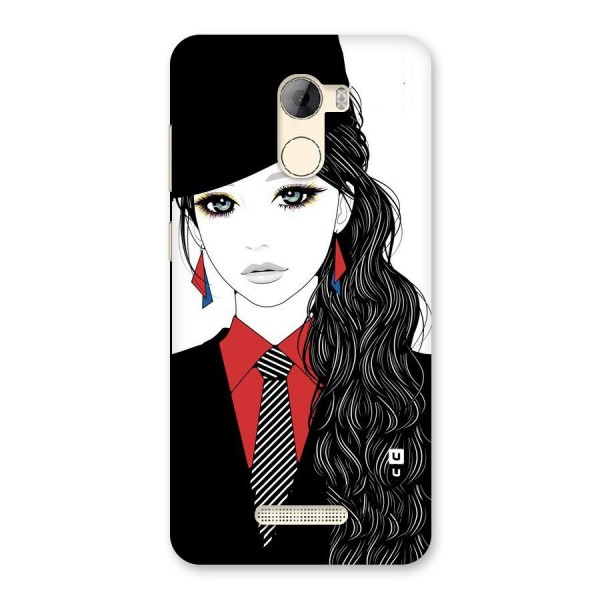 Girl Tie Back Case for Gionee A1 LIte