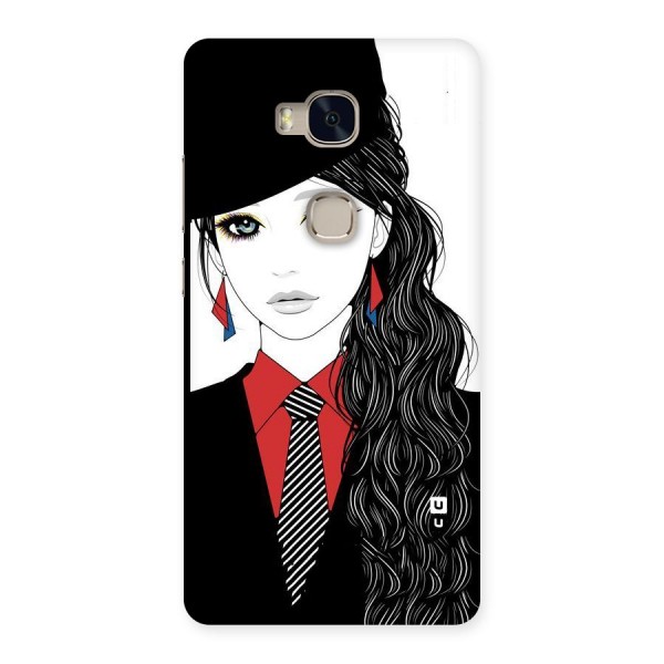 Girl Tie Back Case for Huawei Honor 5X