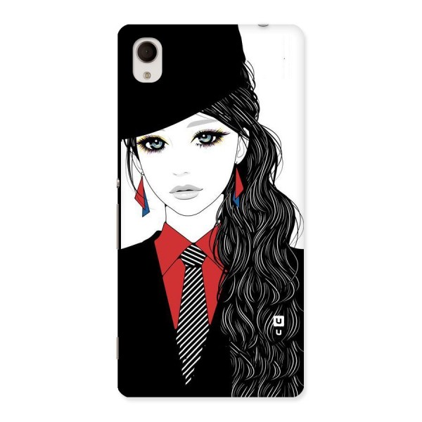 Girl Tie Back Case for Sony Xperia M4